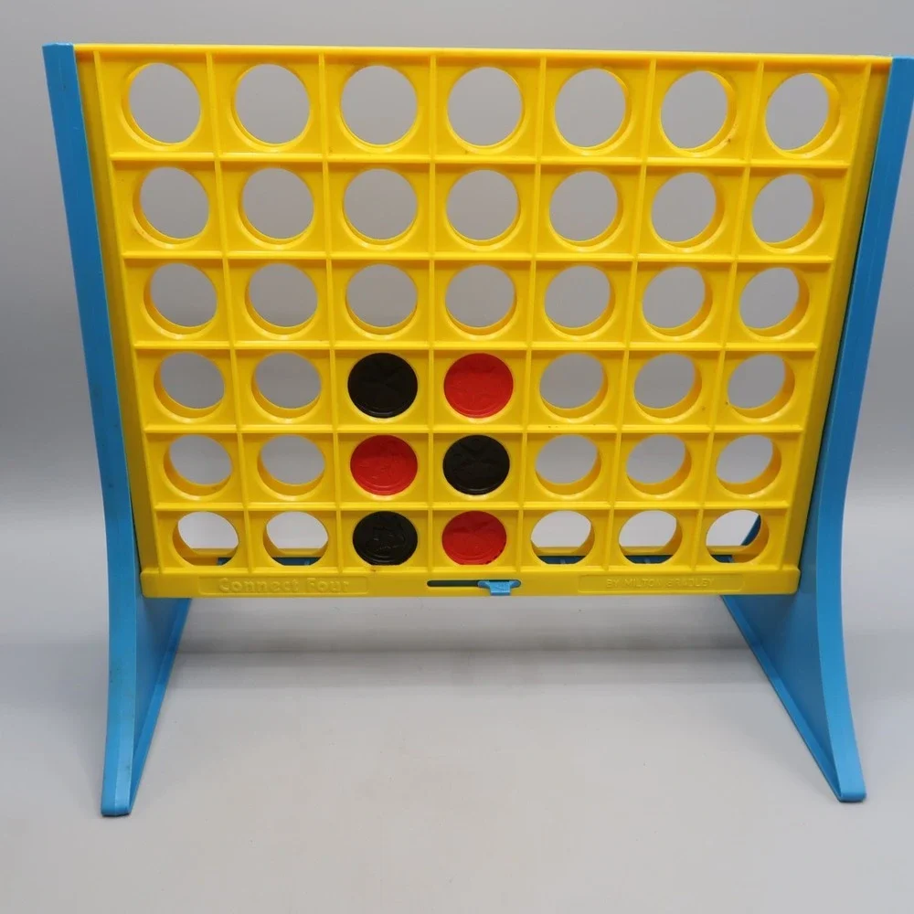 Vintage Connect Four Complete Milton Bradley 1978 Kids Children's Game #4430
